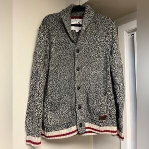 Roots Classic Gray Cardigan Men’s Large